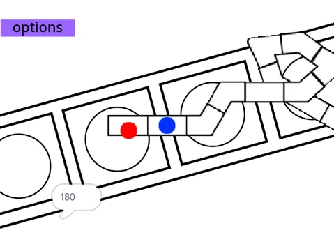 ADOFAI 14 Extra Worlds remix level with multi-creator design