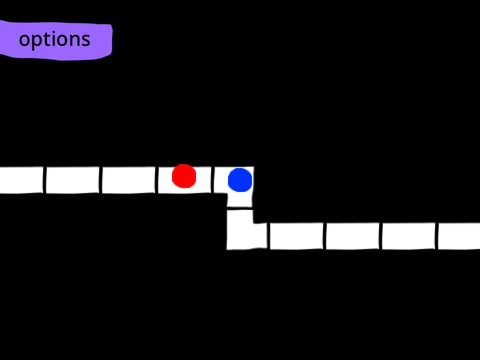Adofai but bad level logo with imperfect geometric design