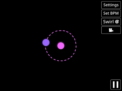 ADOFAI purple and pink dots remix level with colorful dot patterns