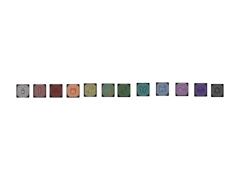 ADOFAI level spectrum 1-12 logo showing difficulty progression