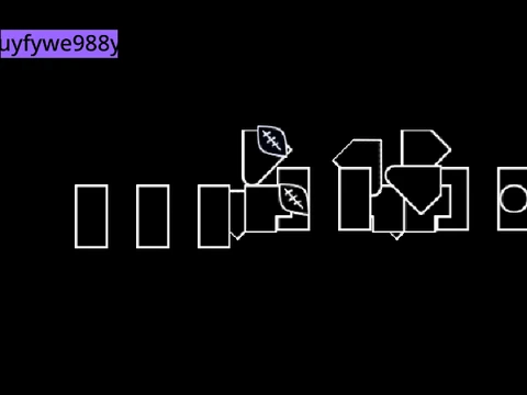 ADOFAI level called What geometric rhythm mystery puzzle cover