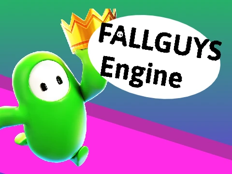 2D Fall Guys Engine - Physics Platformer Browser Game