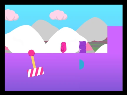 2D Fall Guys Engine Remix gameplay screenshot showing characters and obstacles
