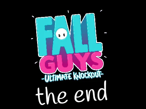EE Fall Guys electric edition cover with neon-lit bean characters and glowing effects