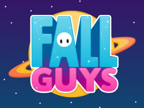 Fall Guys game cover showing colorful characters in an obstacle course