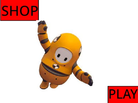 Official Fall Guys logo featuring the iconic bean-shaped character with a crown
