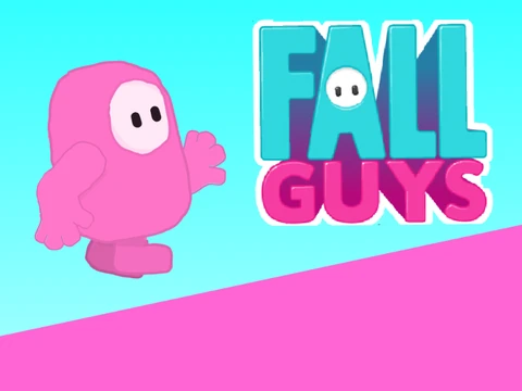 Fall Guys online multiplayer game logo featuring colorful jellybean characters