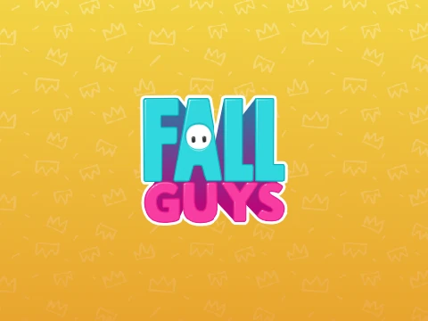 Fall Guys game cover showing colorful bean characters in obstacle course