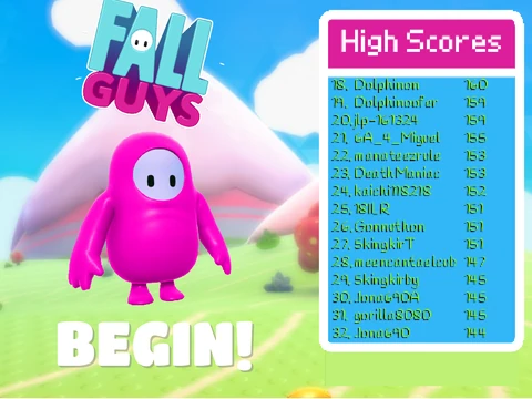 Fall Guys Ultimate Knockout Logo - Play the Full Party Game Online