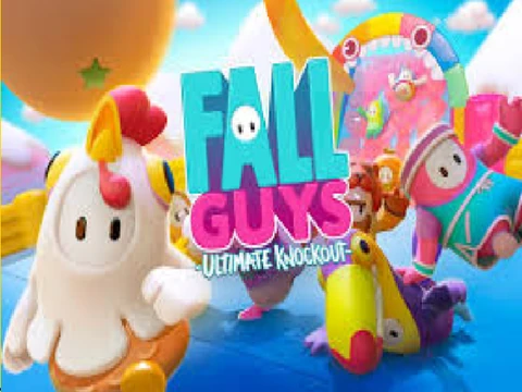 Fall Guys full experience cover showcasing a grand stage with diverse bean characters and obstacles