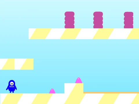 Fall Guys 2D Platformer V2 Logo - 2D Side-Scrolling Adventure