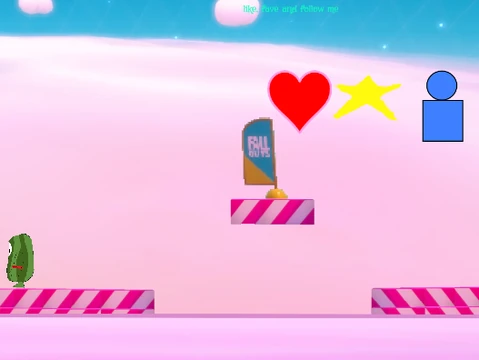 Fall Guys mobile version showing touch controls and responsive gameplay