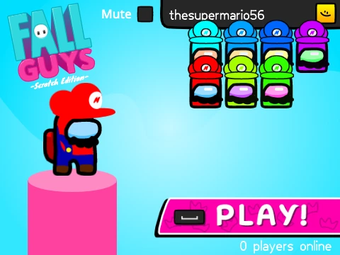 ️ fall guys among us mario version remix