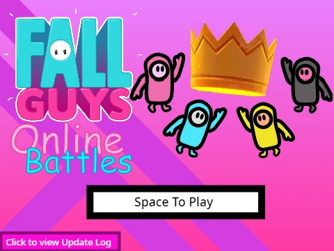 Fall Guys Battle Royale intense cover with a single victorious bean character on a podium