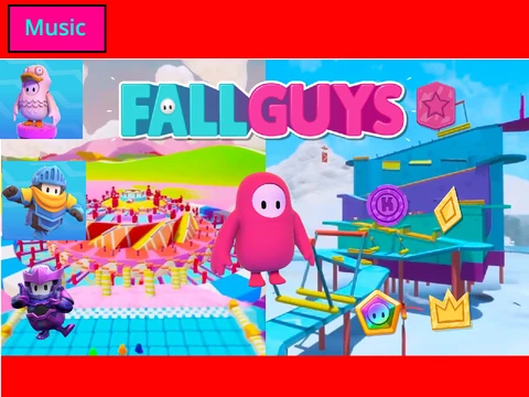 Fall Guys clicker game featuring idle gameplay and incremental upgrades
