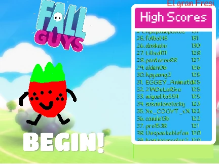 Fall Guys Fresi puzzle game logo showing bean characters in puzzle formation