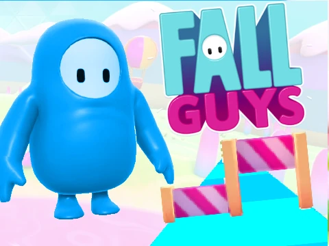 Fall Guys Hacked V5 gameplay showing special abilities and unlimited resources