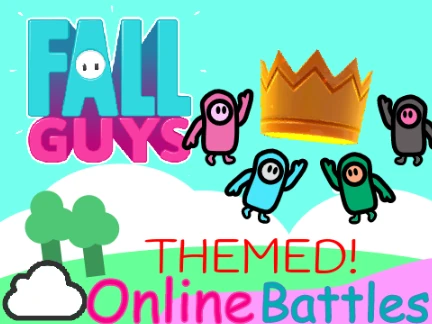Fall Guys multiplayer battle game with themed obstacles and challenges