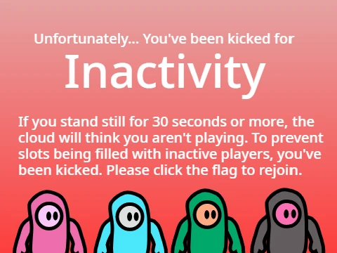 Fall Guys online battles anti-piracy screen edition accessible in web browser