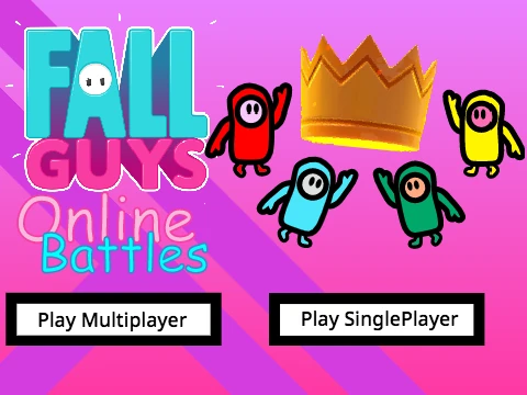 Fall Guys Online Battles V5 - Colorful multiplayer battle royale game characters