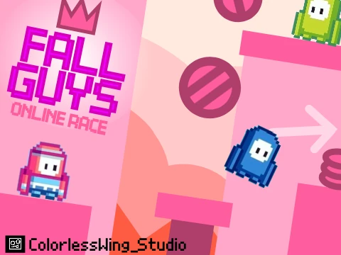 Fall Guys Online Race - multiplayer racing game with obstacle courses