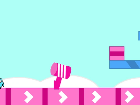 Fall Guys Online Server 6 with all levels unlocked - colorful beans on various obstacle courses
