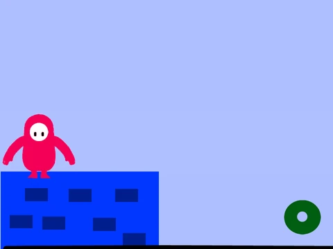 Fall Guys Platformer V4 game logo showcasing platforming obstacles and character navigation