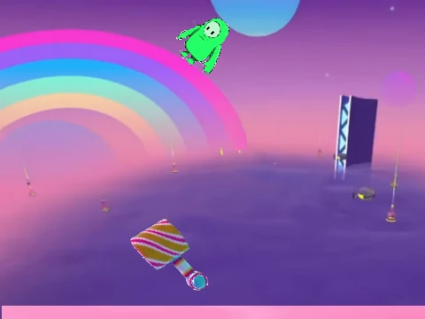 Fall Guys Pogo game cover featuring a bean character bouncing high on a pogo stick
