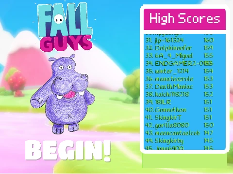 Fall Guys Runner - Online Running Game with Bean Characters