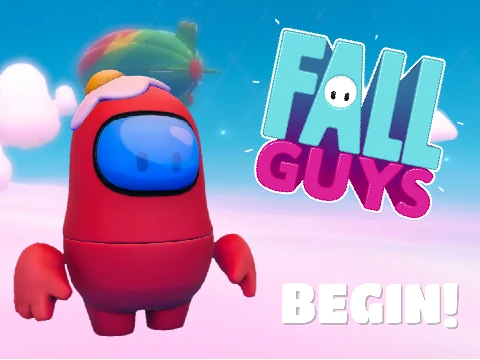 Fall Guys Runner endless running game with obstacle courses