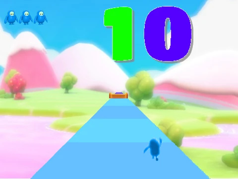 Fall Guys Runner online game with improved graphics