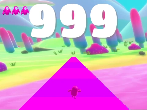 Fall Guys Runner 2 Remix - Rhythm Running Game with Colorful Characters