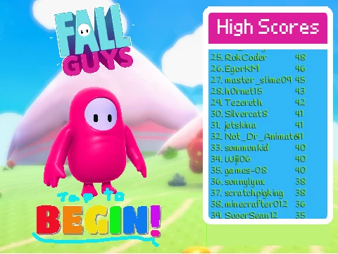 Fall Guys Runner 3 endless runner gameplay screenshot