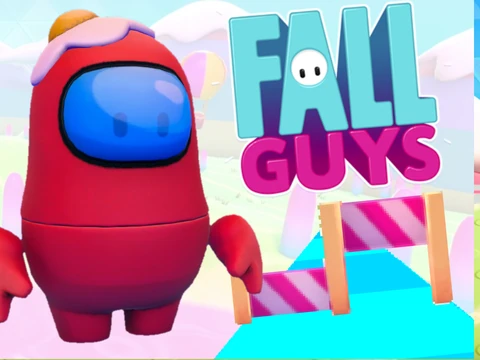 Fall Guys Runner Errors Game featuring Suzy Baca character