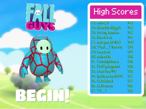 Fall Guys Runner Remix D Update new levels and obstacles