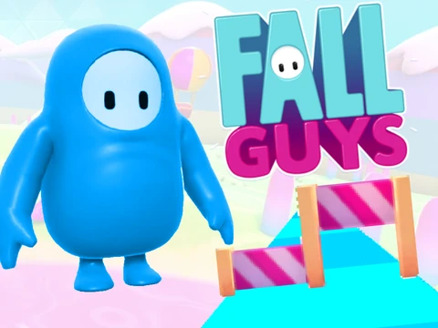 Fall Guys Runner beginner version cover with cheerful bean character