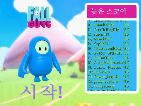 fall guys runner 폴 가이스 러너