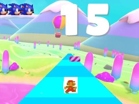 fall guys sonic runner new mario runner