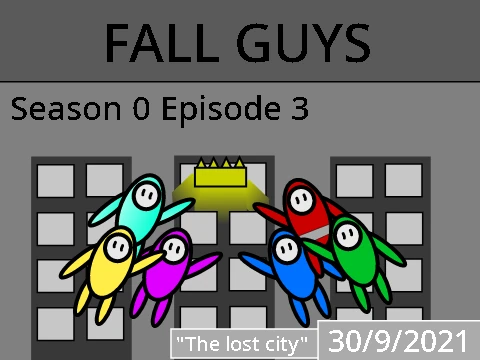 Fall Guys beans competing on a classic Season 0 Chapter 3 obstacle course