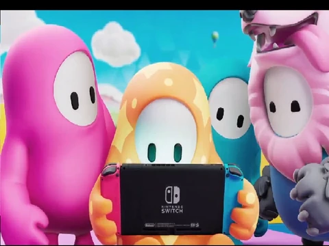 Fall Guys Ultimate Knockout logo adapted for Nintendo Switch platform