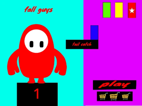 Fall Guys v1.30 game cover showing colorful characters in obstacle course