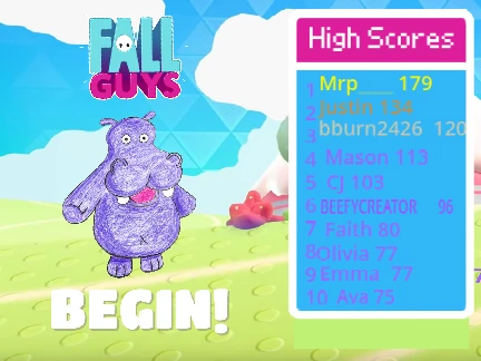 Fall Guys v6 game logo showing updated version with new features and improvements