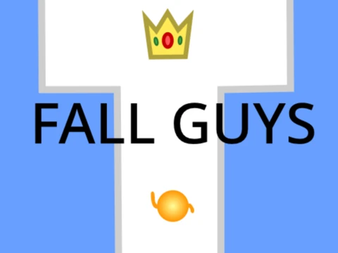 Fall Guys mobile version 1.9 game logo featuring colorful beans