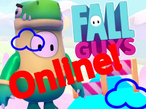Online Fall Guys Runner Gameplay Screenshot