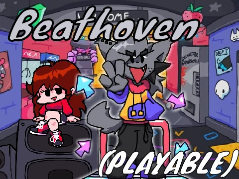 Beathoven TRUE Friday Night Funkin Vs Kapi logo cover