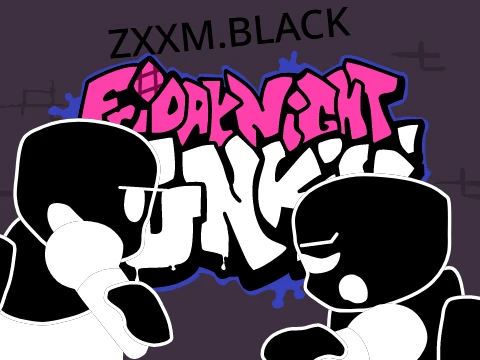 COMPLETE ZXXM.BLACK Friday Night Funkin Style logo cover