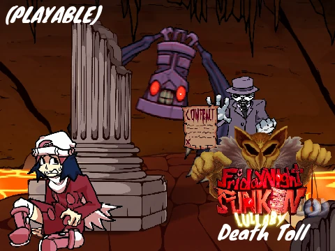 Death Toll Hypnos Lullaby FNF Mod Game Cover