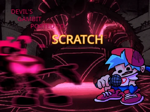 Devil's Gambit Nightmare Cuphead FNF mod gameplay screenshot