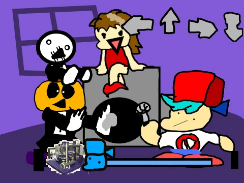 Logo for the DUMB FRIDAY NIGHT FUNKIN-SOUTH NORMAL mod game