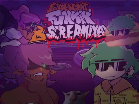B3 Screamixed FNF Mod intense gameplay screenshot